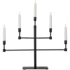 VIDE Ljusstake 5L 53cm Svart