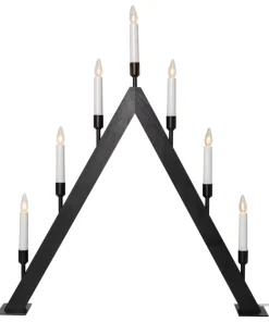 VIND Ljusstake 7L 63cm Svart