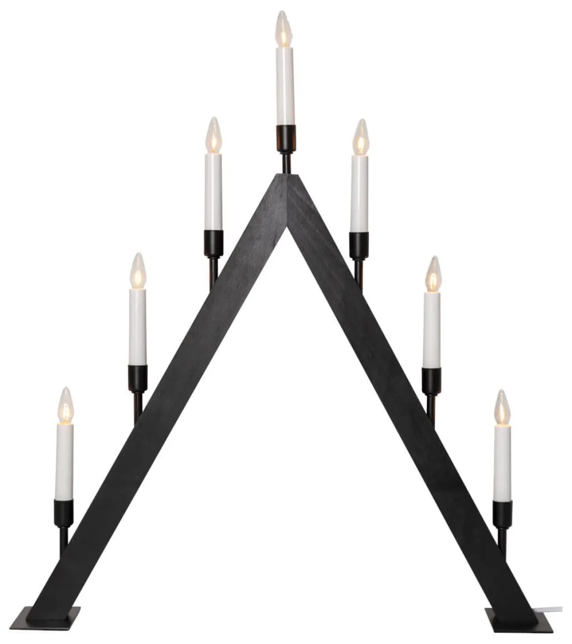 VIND Ljusstake 7L 63cm Svart