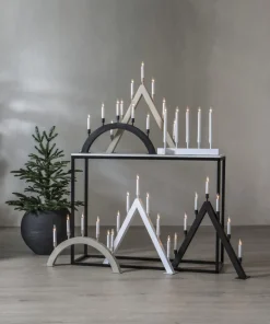 VIND Ljusstake 7L 63cm Svart