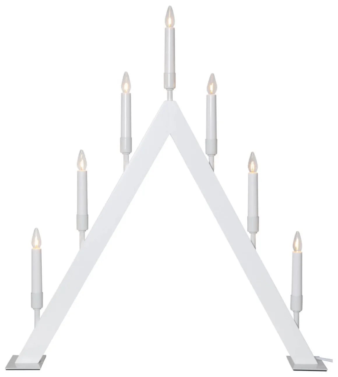 VIND Ljusstake 7L 63cm Vit