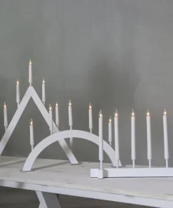 VIND Ljusstake 7L 63cm Vit