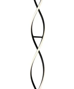 VINDLA LED Golvlampa 155cm Svart