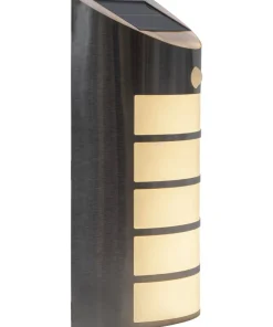 WALLY Vägglykta Solcell Sensor 26,5cm Silver