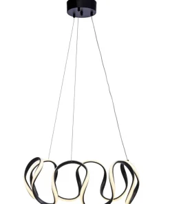 WAVE LED Takpendel Stepdim 55cm Svart