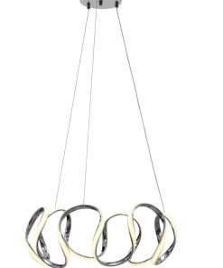 WAVE LED Takpendel Stepdim 55cm Krom