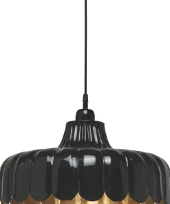 WELLS Taklampa 45cm Svart/Guld