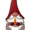 WINDO Inomhusdekoration Tomte Batteri 24cm Flerfärgad