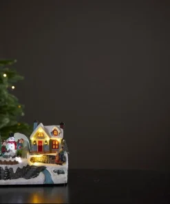 WINTERVILLE Panorama Batteri 18cm Flerfärgad