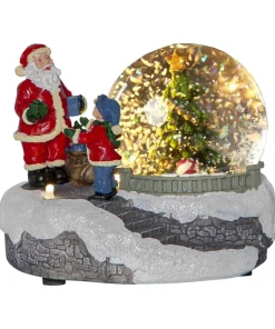 WINTERVILLE Panorama Tomte Batteri 12cm