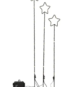 WIZARD Utomhusdekoration Batteri 60cm Svart