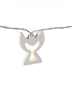 WOODWORKS ÄNGLAR Ljusslinga 135cm Vit