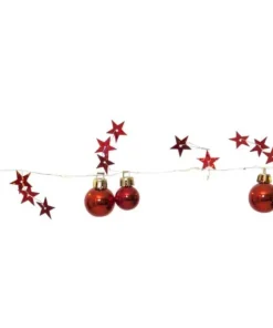 X-MAS Ljusslinga 90cm Röd