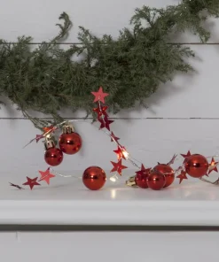 X-MAS Ljusslinga 90cm Röd